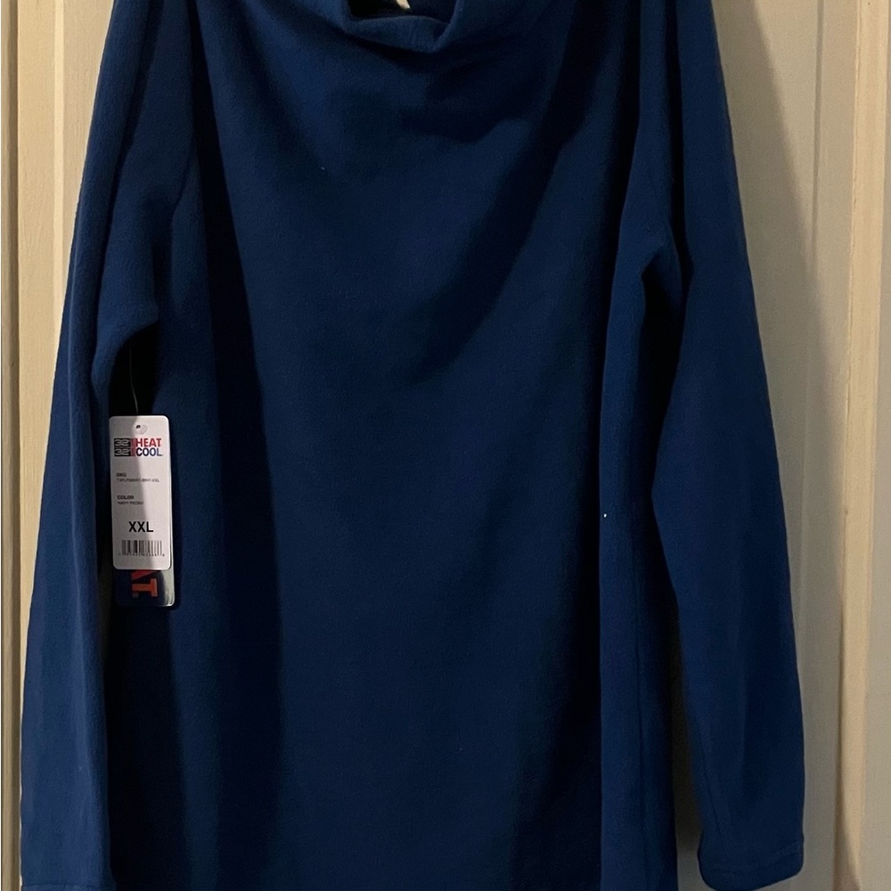 32 Degrees Men's Turtleneck Sweater in Deep Blue